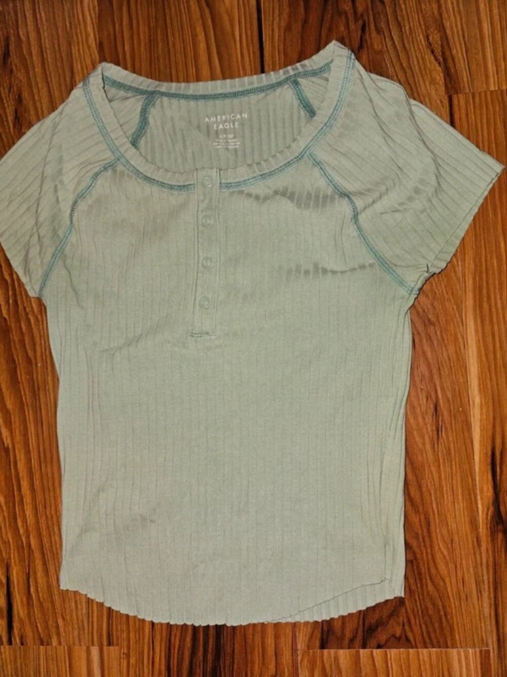 American eagle light green shirt